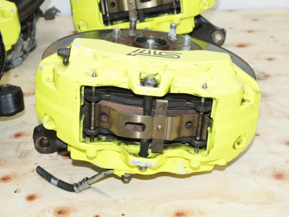 2018-2021 Subaru WRX STI OEM 6Pot 2Pot Brembo Brakes Calipers Rotors Spindles : Image 14