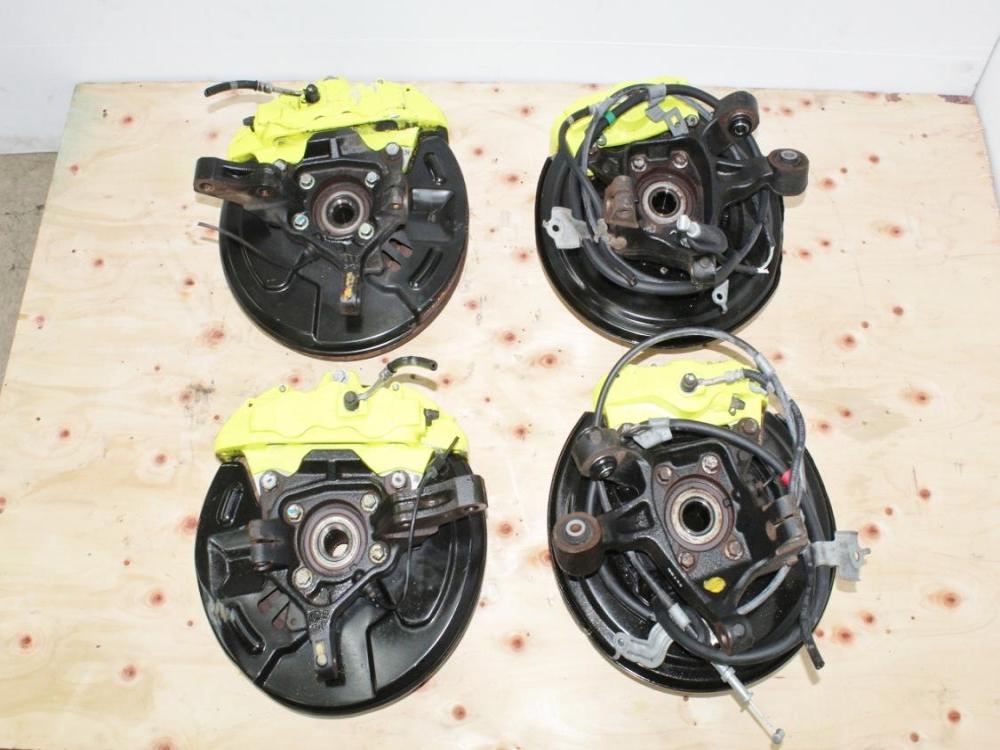 2018-2021 Subaru WRX STI OEM 6Pot 2Pot Brembo Brakes Calipers Rotors Spindles : Image 11