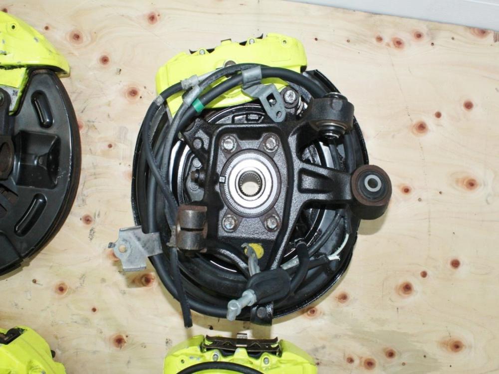 2018-2021 Subaru WRX STI OEM 6Pot 2Pot Brembo Brakes Calipers Rotors Spindles : Image 2