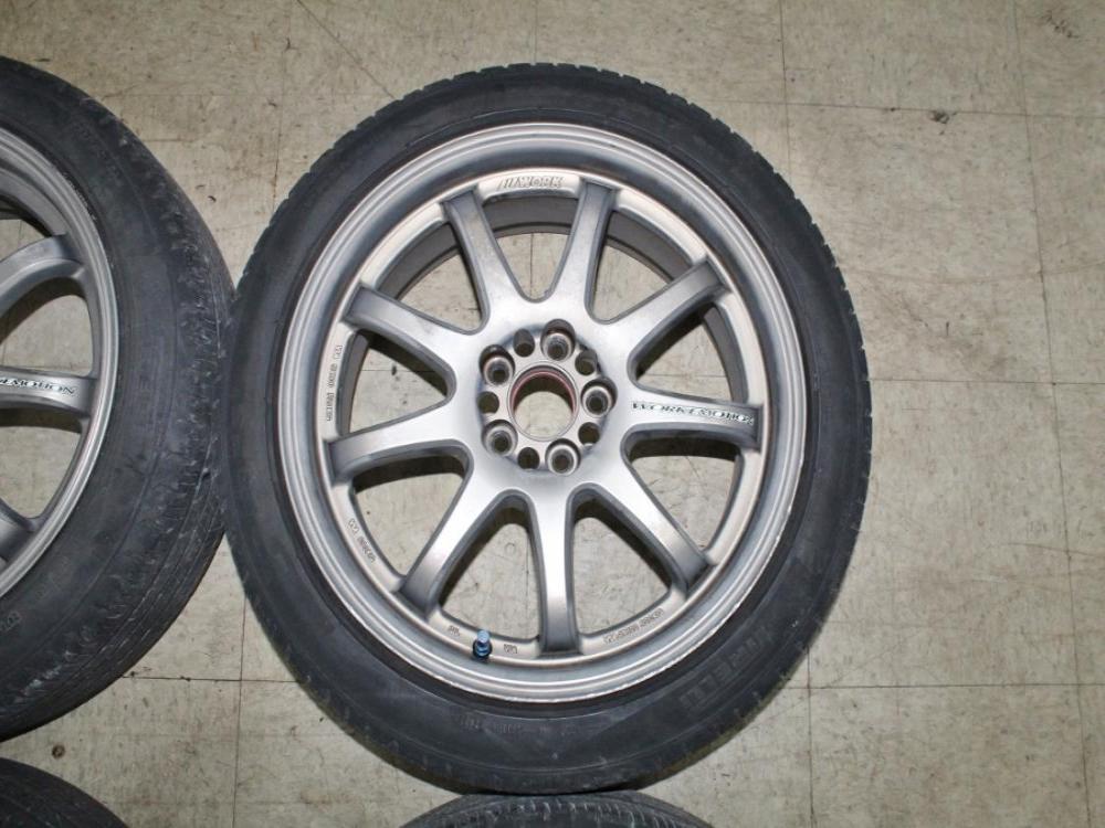 JDM Work Emotions XD9 5x100 17X7 +47 Wheels with Tires: Image 7