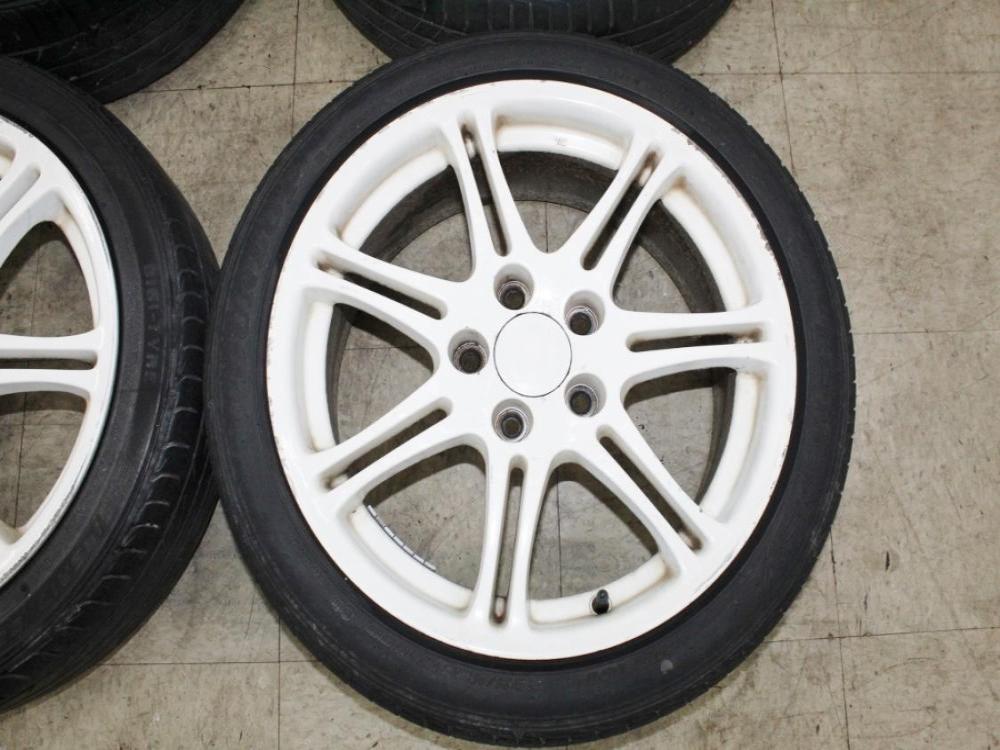 JDM Honda Civic Type R EP3 OEM 5x114.3 17x7 +45 Wheels with Tires: Image 5