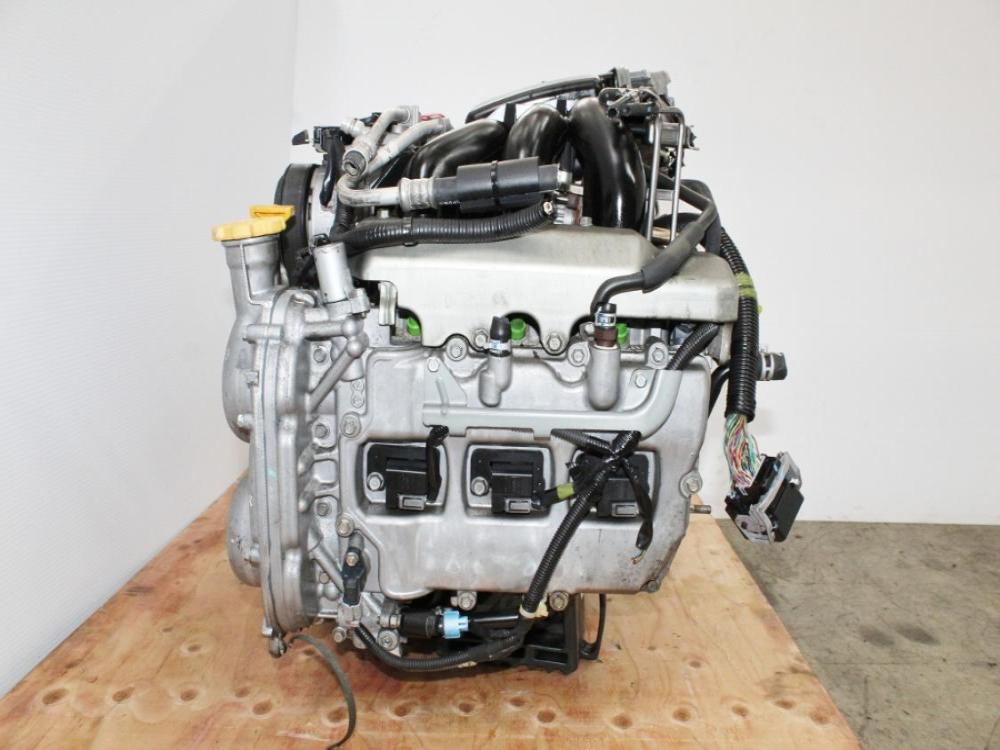 10 11 12 13 14 Subaru Legacy Engine JDM EZ36 H6 3.6L 6 Cylinder Motor: Image 4