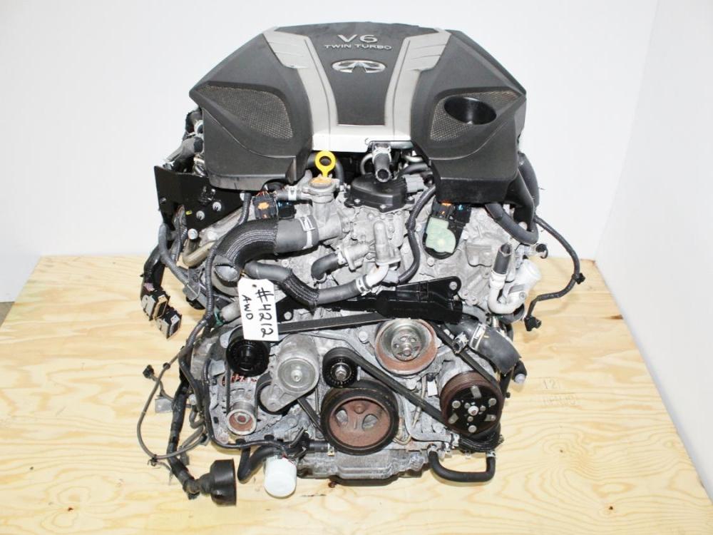 2016-2022 Infiniti Q50 Q60 VR30DDTT 3.0L Twin Turbo 300HP Engine AWD: Image 2
