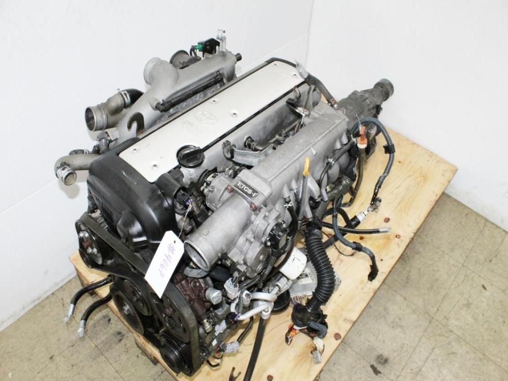 JDM Toyota 1JZ-GTE VVTI Engine 2.5L Turbo Chaser Mark 2 Front Sump Motor: Image 1