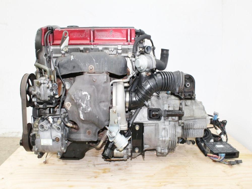 JDM Mitsubishi EVO 9 MR 4G63T Turbo Engine & 6-Speed AWD Transmission CT9A 2003-2007: Image 2