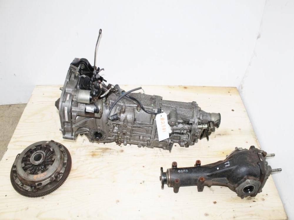 JDM 2002-2003-2004-2005 SUBARU IMPREZA WRX 5 SPEED AWD MANUAL TRANSMISSION W/ MATCHING DIFF: Image 1